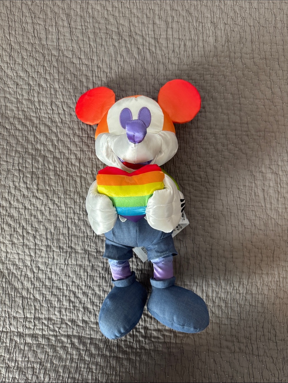 Rainbow Disney Mickey Mouse Plush Stuffed Animal
